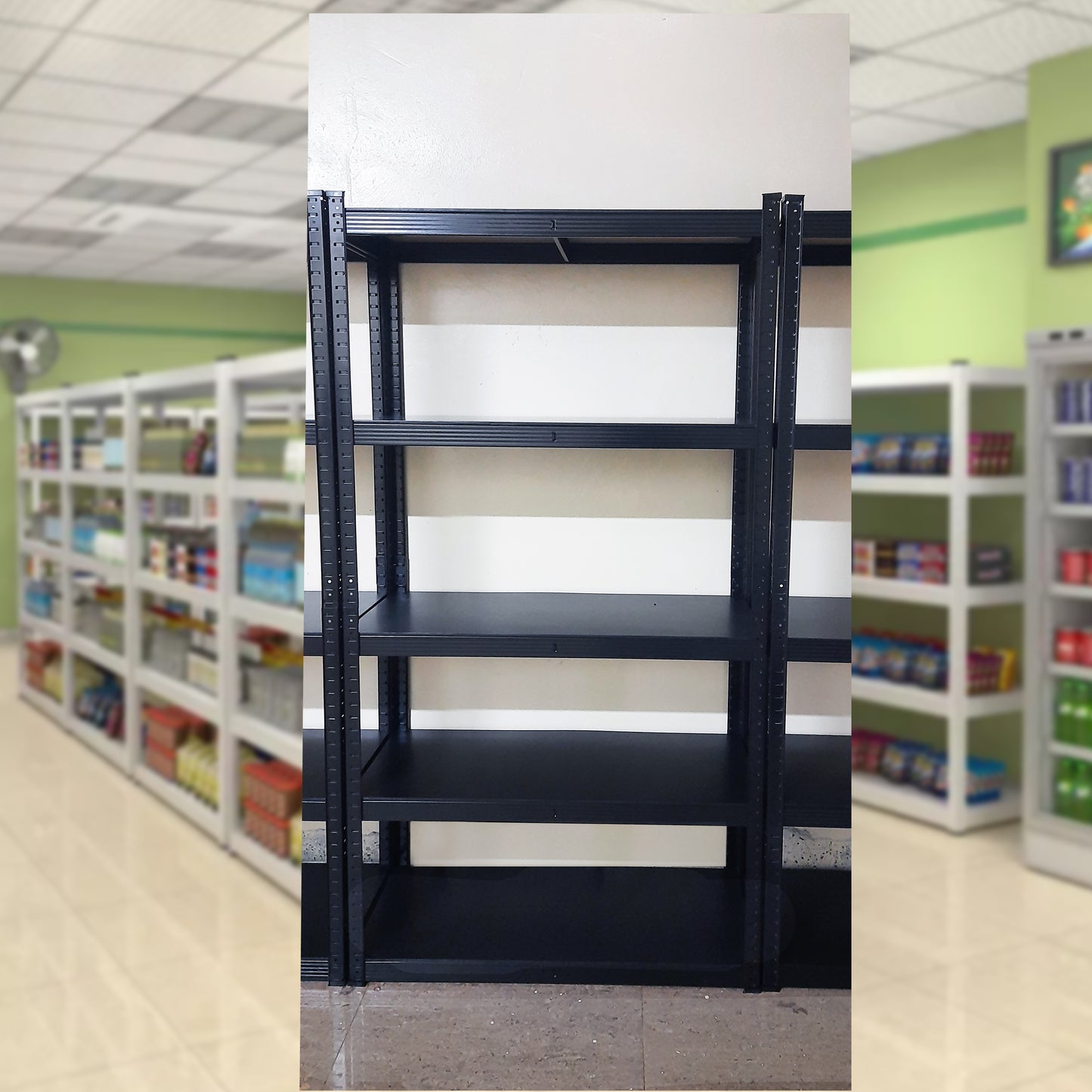 5 Shelf Rack 150 x 75 x 30cm (100kg/Layer Storage)