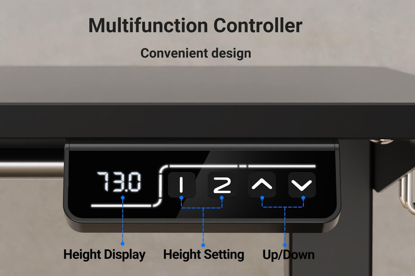 SMART STANDING TABLE - 100x60cm(Black)