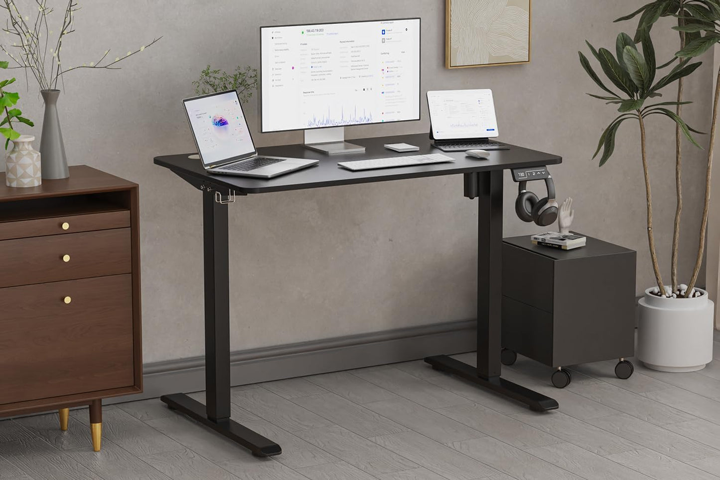 SMART STANDING TABLE - 100x60cm(Black)