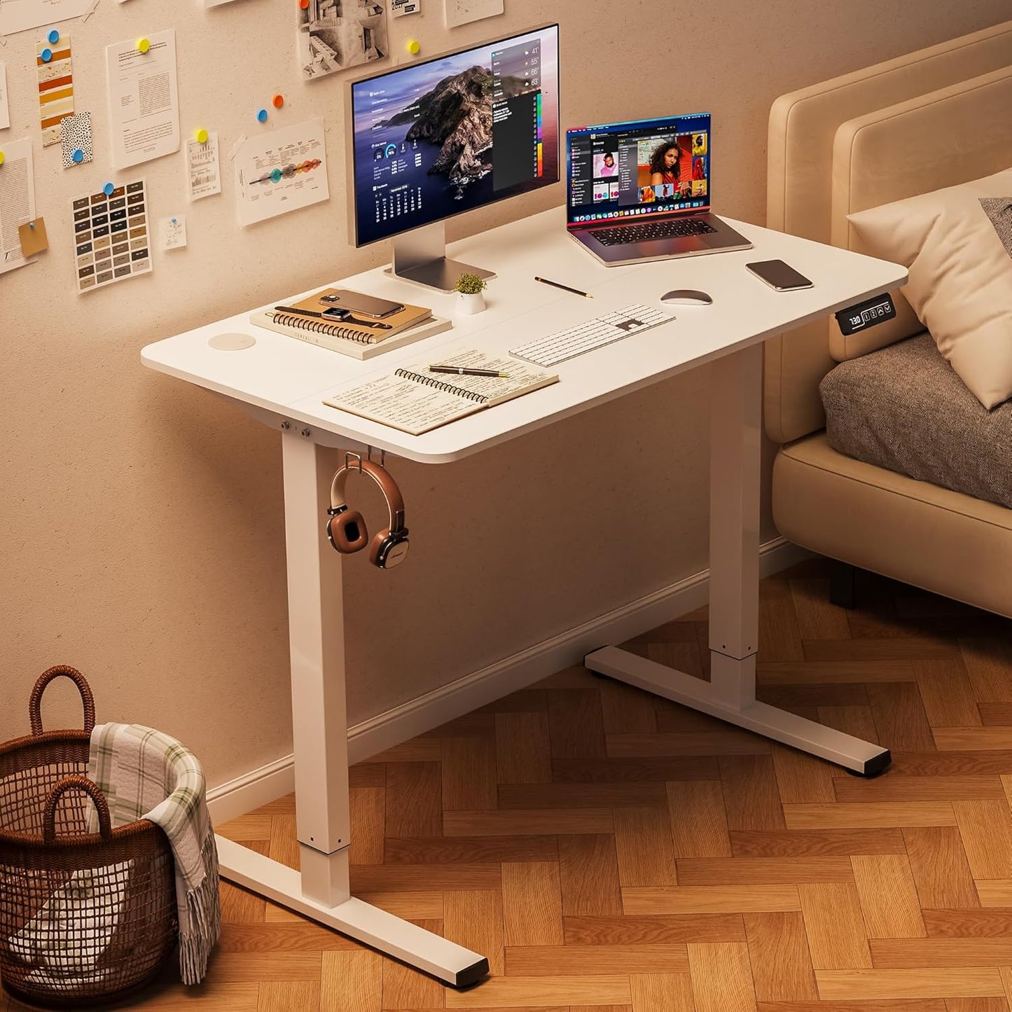 SMART STANDING TABLE - 100x60cm(White)