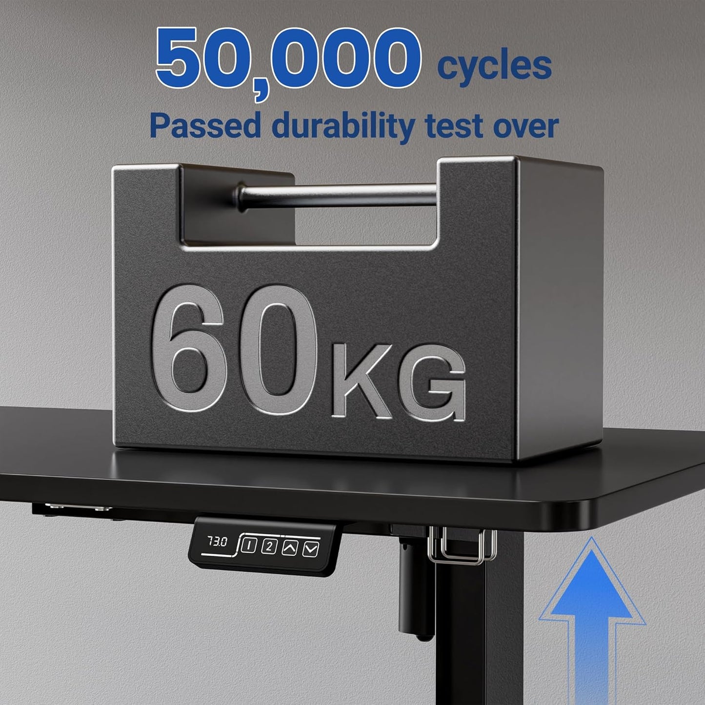 SMART STANDING TABLE - 100x60cm(Black)