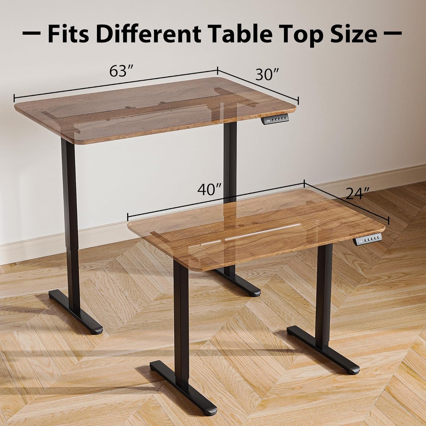 Height Adjustable Smart Ergonomic Workstation Standing Desk Frame Only