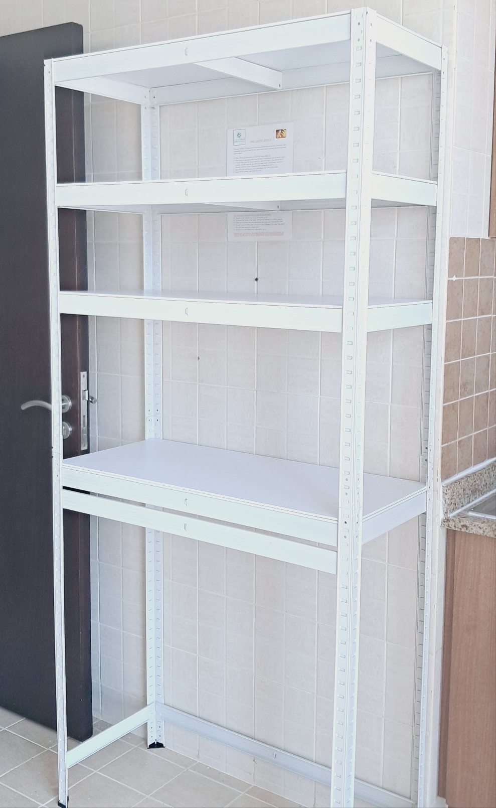 Laundry Room Storage Organizer Shelf, Over The Washer and Dryer