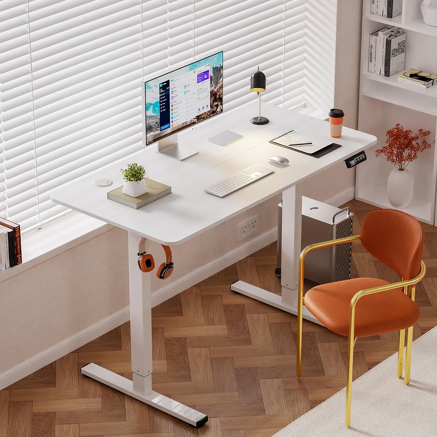 120x60cm Electric Height Adjustable Desk – Ergonomic Sit-Stand Workstation