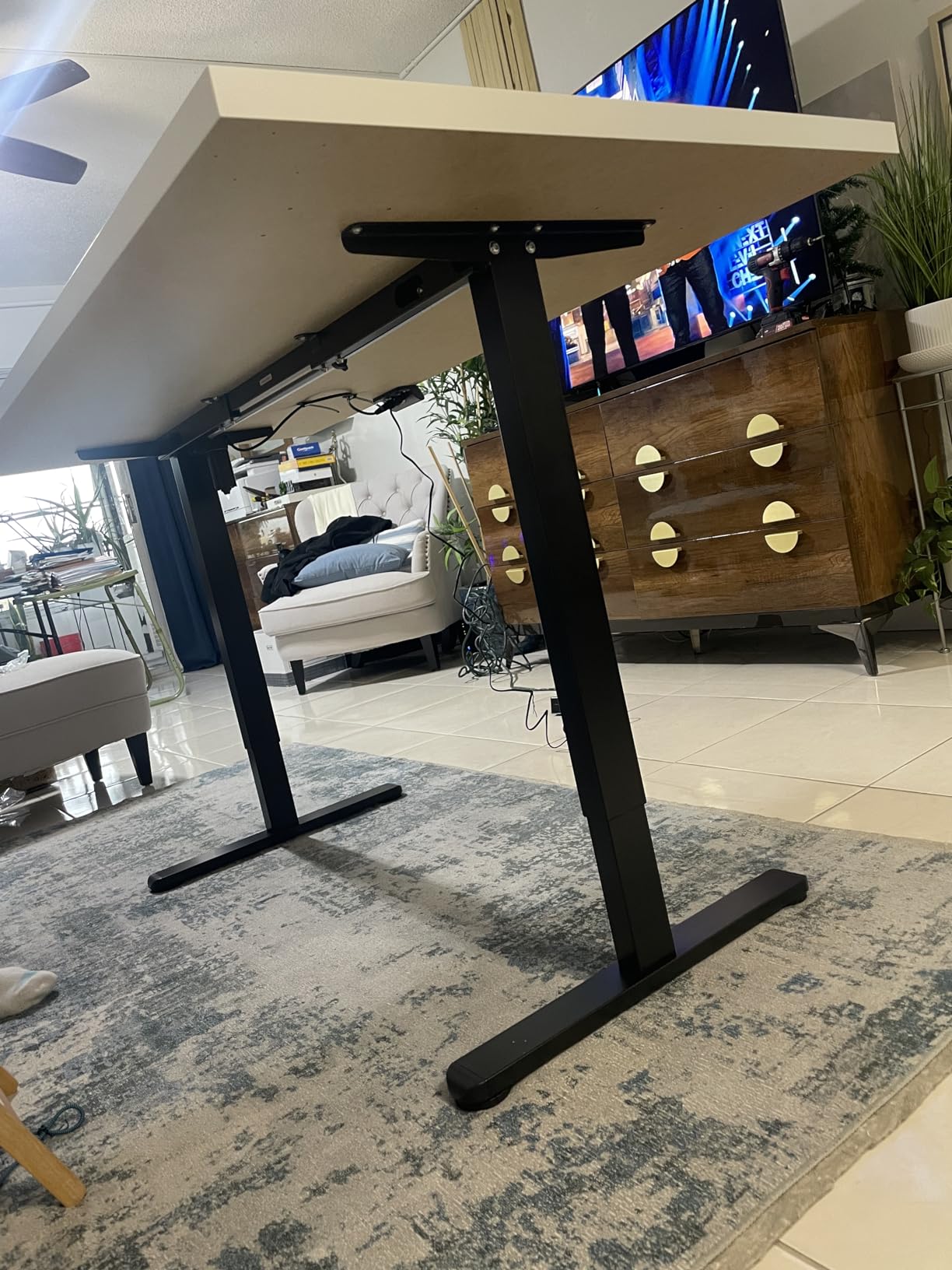 Height Adjustable Smart Ergonomic Workstation Standing Desk Frame Only