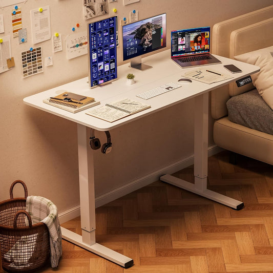 SMART STANDING TABLE - 120x60cm(White)