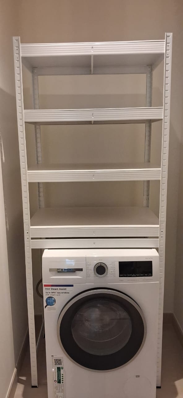Laundry Room Storage Organizer Shelf, Over The Washer and Dryer