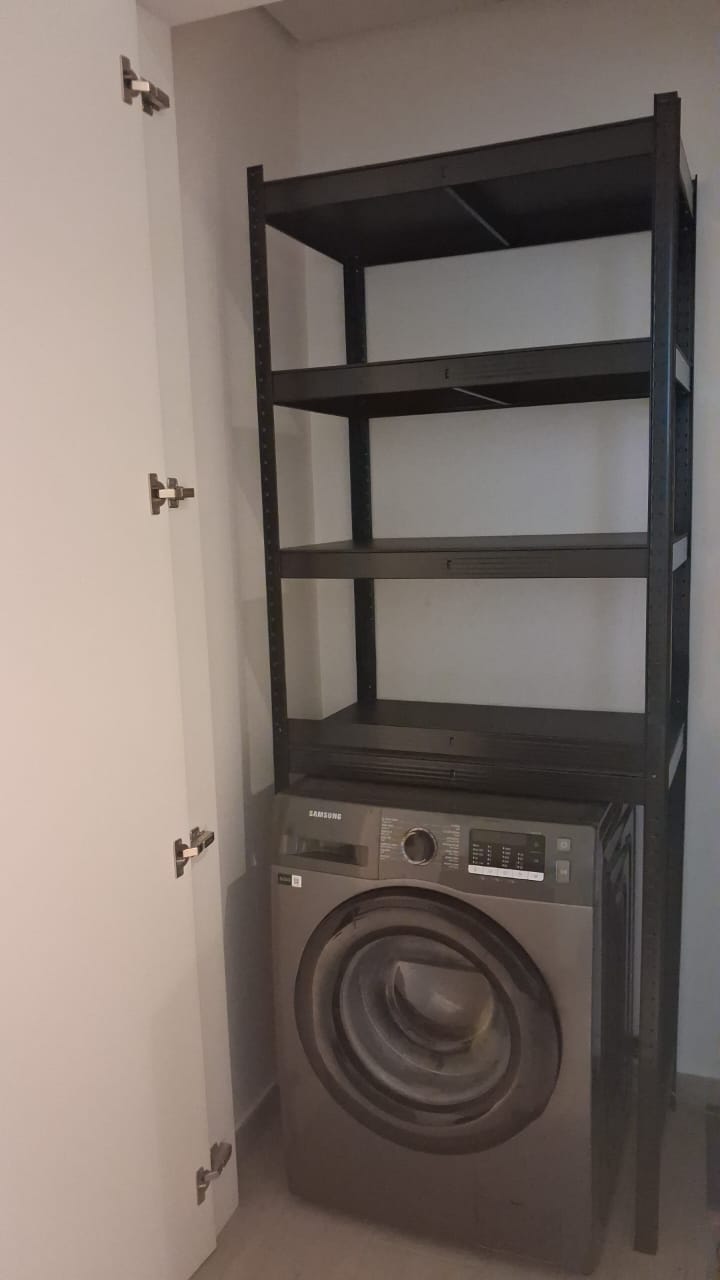 Laundry Room Storage Organizer Shelf, Over The Washer and Dryer